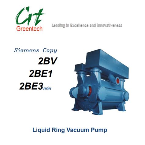 Water Ring Vacuum Pump Greentech International Zhangqiu Co Ltd