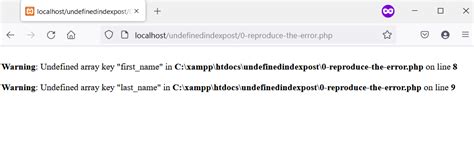 Undefined Index With Php Post Delft Stack