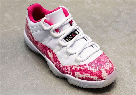 The Air Jordan 11 Low Wmns Pink Snakeskin Drops On May 7th House Of