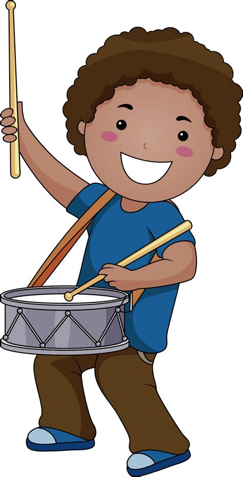 Musical Instrument Drawing Clip Art Drum Boy Boy Cartoon Poster