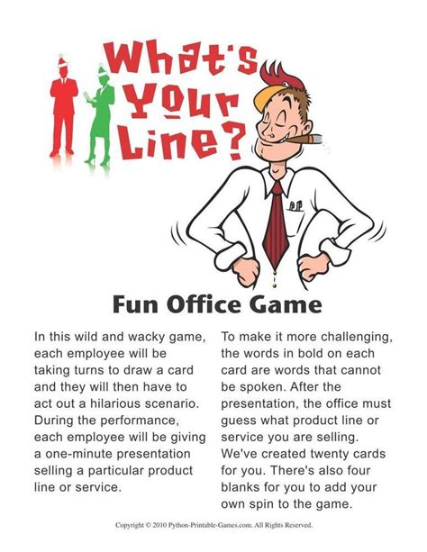 Games For The Office Fun Office Games Office Party Games Acting Games
