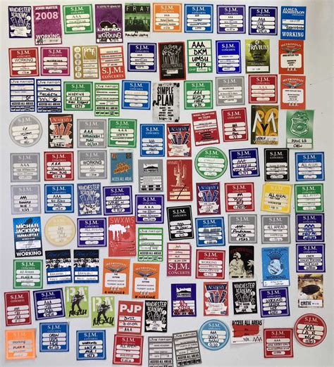 lot 186 aaa backstage pass collection