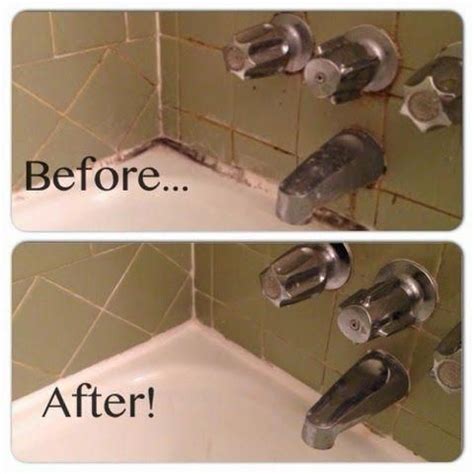 Grout cleaning with baking soda and hydrogen peroxide! How to clean tile grout and caulk! Bleach, baking soda ...