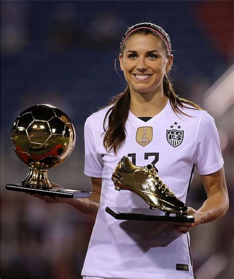 Alex Morgan Winner Of The Golden Boot And Golden Ball Awards In The