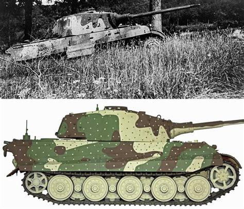 Tiger Tank Camouflage Patterns Camo Pattern For The King Tiger But
