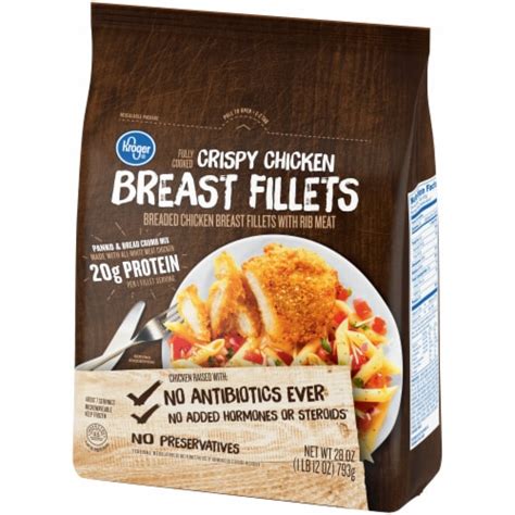 To be sure if you store is open give them a call to confirm their hours. Kroger® Fully Cooked Crispy Chicken Breast Fillets, 28 oz - Kroger