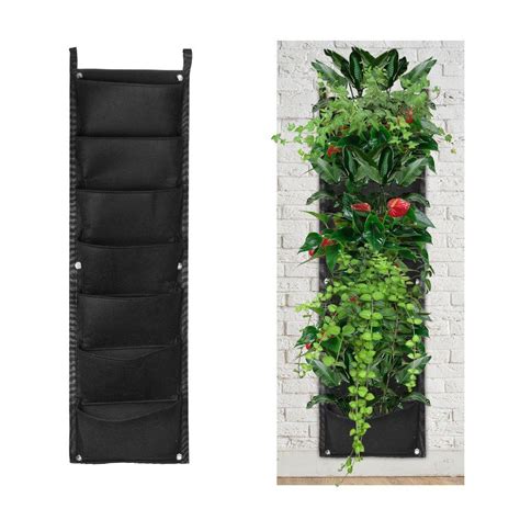 Accmor 7 Pocket Hanging Vertical Garden Wall Planter For