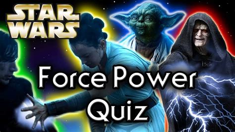 Find Out Your Force Power Updated Star Wars Quiz Youtube