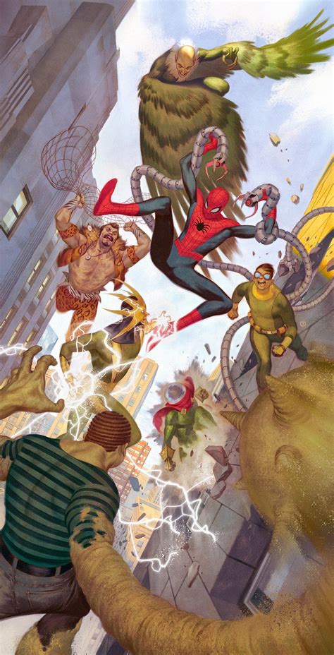 Spider Man Vs The Sinister Six By Julian Totino Todesco X R ComicWalls