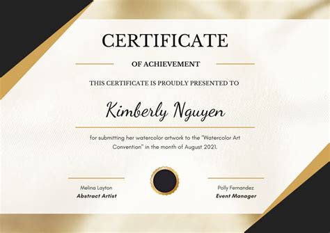 Free Printable And Customizable Certificate Templates Canva