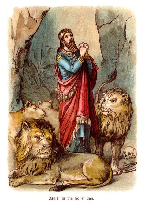 Daniel In The Lions Den Illustrations Pinterest