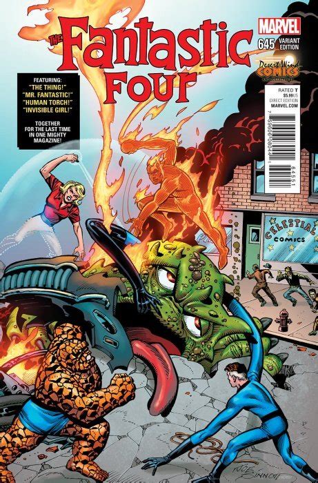 Fantastic Four 645 Desert Wind Comics Edition 615 Marvel Comics Cgc