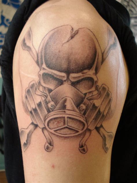 Gas Mask Tattoos Designs Ideas And Meaning Tattoos For You