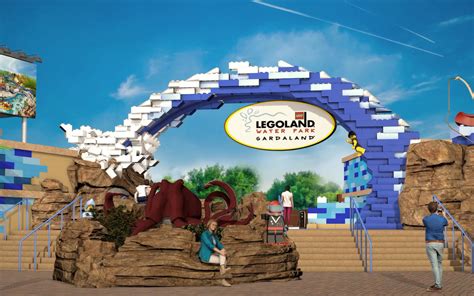 Das Eingangsportal Des Legoland® Water Parks Im Gardaland Legoland