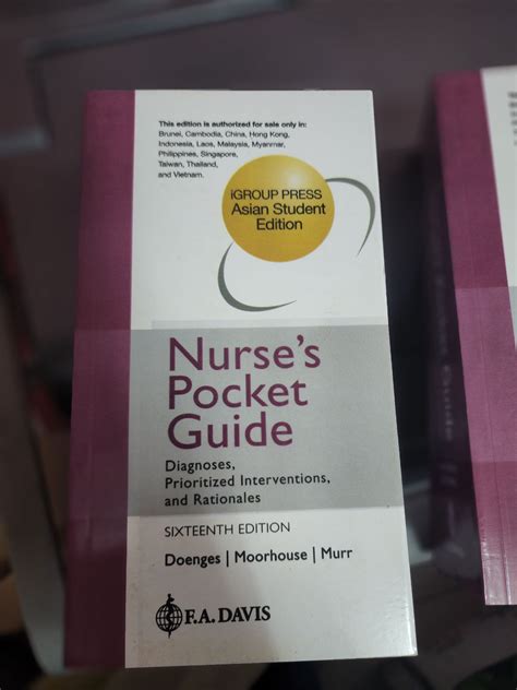 Nurses Pocket Guide 2016nanda Lazada Ph