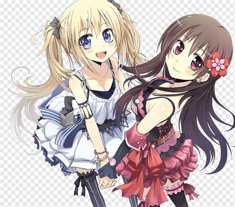 Anime Friends Melhores Amigas Para Sempre Manga Anime Cg Artwork Cabelo Preto Manga Png