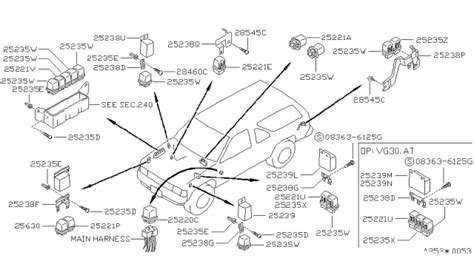 Here you will find fuse box diagrams of nissan quest 2004, 2005, 2006, 2007, 2008 and 2009, get information about the location of the fuse panels inside the car, and learn about the assignment of. Relay - 1995 Nissan Pathfinder