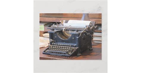 Antique Typewriter Postcard Zazzle