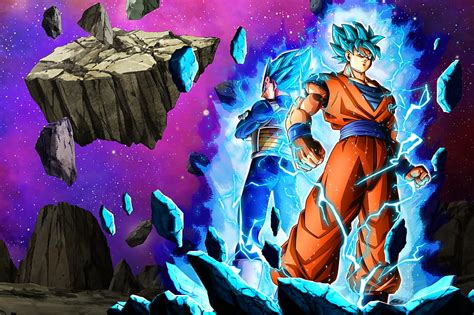 Goku Vegeta Ssgss Xkeeperz By Maxiuchiha Dragon Ball Artwork