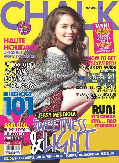 Jessy Mendiola Chalk Magazine November 2011 Cover Photo Philippines