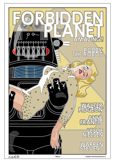 Forbidden Planet Original Poster By Robert Bertie Forbidden Planet Planet Poster Planets