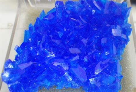 Identification What Is This Blue Crystal Chemistry Stack Exchange