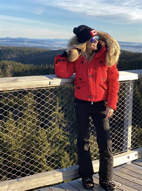 Apres Ski Style — Monika Dixon In 2022 Fur Hoodie Jackets For Women Apres Ski Style