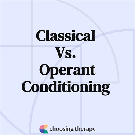 What Is The Difference Between Classical Vs Operant Conditioning