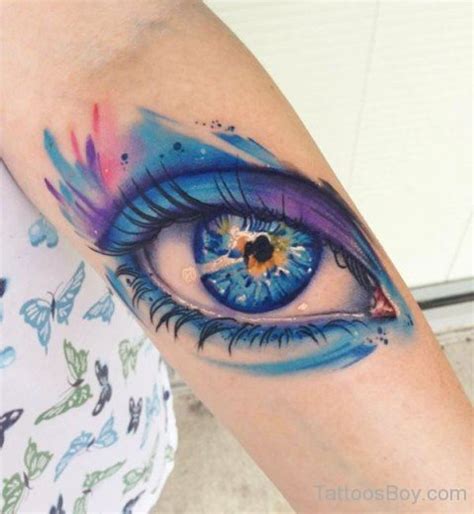 Colored Eye Tattoo Tattoo Designs Tattoo Pictures