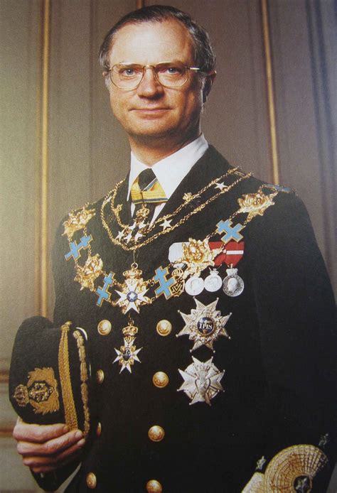 Hm King Carl Xvi Gustav Of Sweden Official Portrait Kungligheter