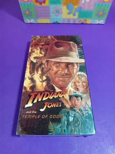 Indiana Jones And The Temple Of Doom Vhs Paramount Watermarks Slip