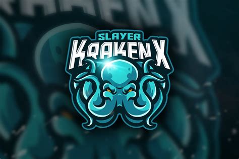 Slayer Krakenx Mascot And Esport Logo By Aqrstudio On Game Logo