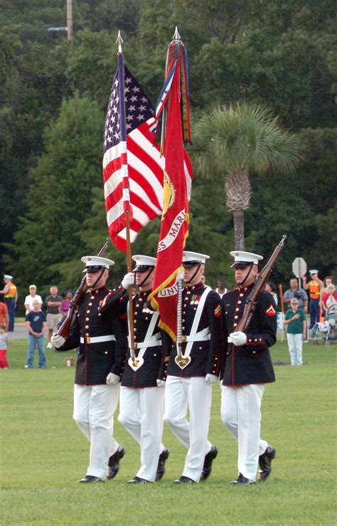 United States Marine Corps Color Guard Marine Corps Air Station