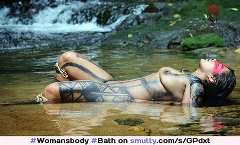 Womansbody Bath Native Brazilian Brasil Brasileira India