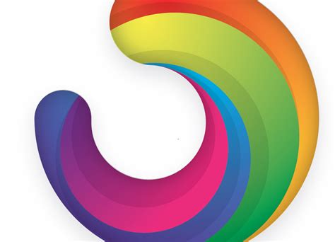 Raspaw Circle Colorful Logo Design