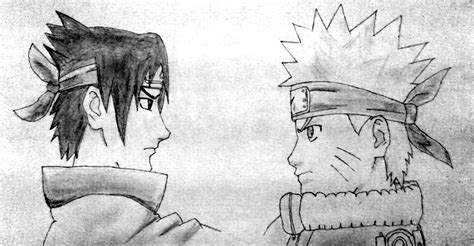 Sasuke Naruto Pencil Sketch How To Draw Naruto Uzumaki In A Step By