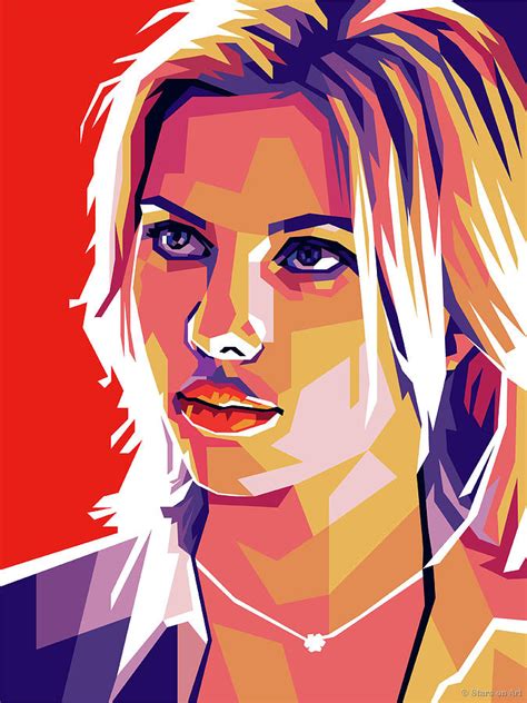 Scarlett Johansson Digital Art By Stars On Art Fine Art America