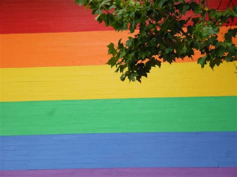 Rainbow Stripe Wall Free Stock Photo Public Domain Pictures