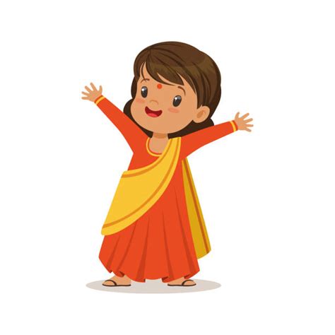 Best Little Indian Girl Illustrations Royalty Free Vector Graphics