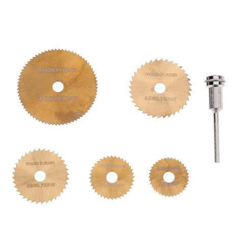 buy 6pcs set mini tool circular saw blades for dremel metal rotary cutter wood