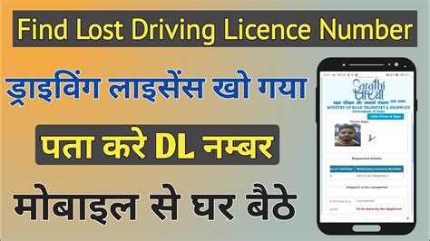 How To Find Lost Driving Licence Number By Name Dl खो गया Dl No कैसे