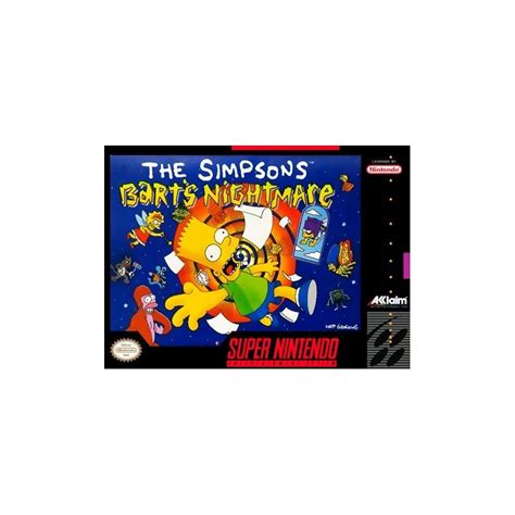 The Simpsons Barts Nightmare Sur Super Nintendo