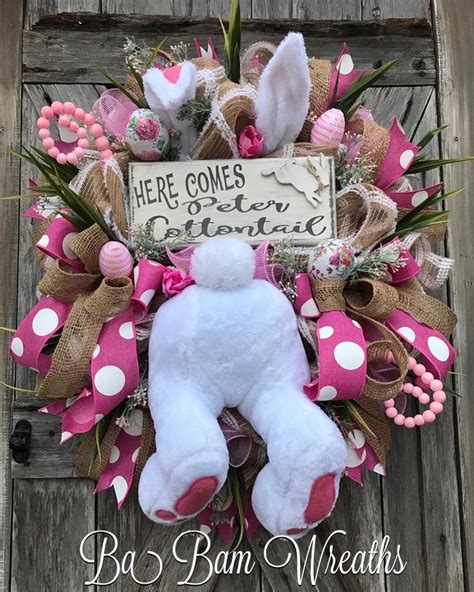 Ba Bam Wreaths On Instagram Here Comes Peter Cottontail 🌸🐰🌸 In 2023