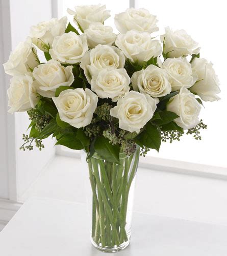Dundee Florist Funeral Flowers Ftds Deluxe White Rose Arrangement