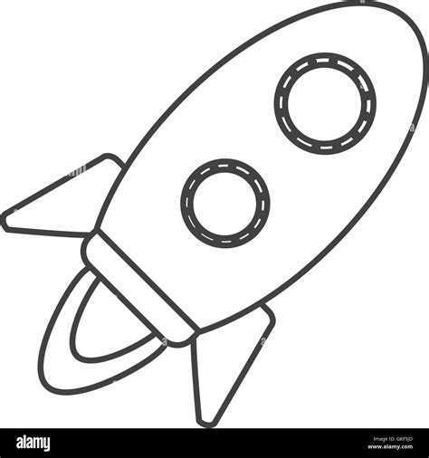 Toy Rocket Icon Stock Vector Image And Art Alamy