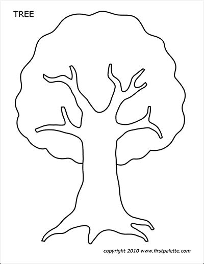 Tree Templates Free Printable Templates And Coloring Pages