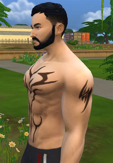 Mod The Sims Jin Kazama Tattoos