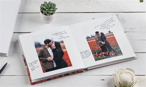 Personalized Wedding Guest Book Sign In Book Pikperfect