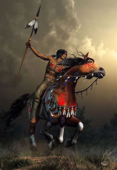 Artist Daniel Eskridge Native American Warrior Native American