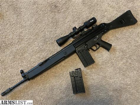 Armslist For Sale Ptr91a3 308 With Scope 2 Hk G3 Mags